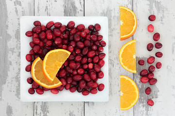 Image showing Cranberry and Orange Fruit