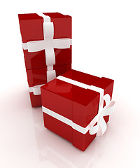 Image showing Bright christmas gifts