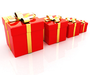 Image showing Bright christmas gifts