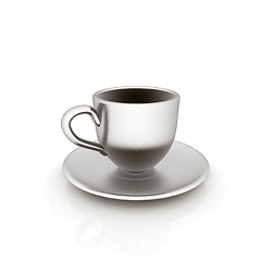 Image showing Cup on a saucer