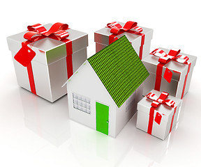 Image showing House and gifts