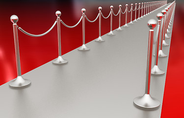 Image showing 3d illustration of path to the success 