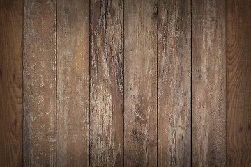 Image showing wooden floor or wall