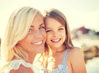 Image showing happy mother and child girl