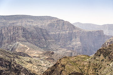Image showing Landscape Jebel Akhdar Oman