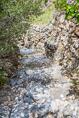 Image showing Oman path Saiq Plateau