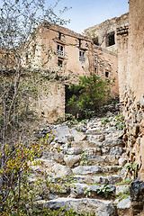 Image showing Stairs Wadi Bani Habib