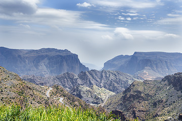 Image showing Landscape Jebel Akhdar Oman