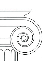 Image showing Ionic capital