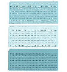 Image showing Punched card