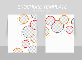Image showing Flyer template design