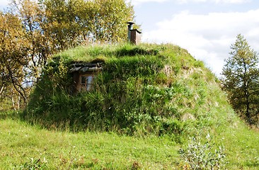 Image showing Turf hut