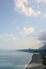 Image showing Factory located at the Beach