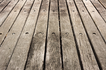 Image showing Wooden ground texture