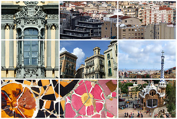 Image showing Barcelona collage