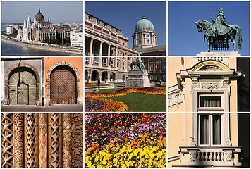 Image showing Budapest collage