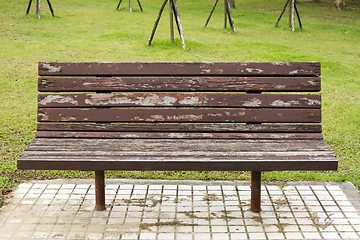 Image showing Bench in the park