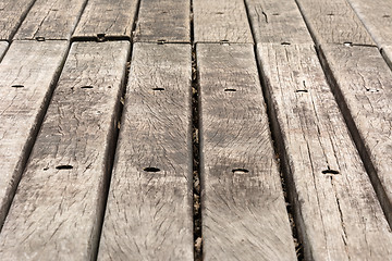 Image showing Wooden ground texture