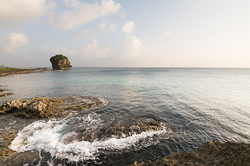 Image showing Chuanfan Rock at coastline