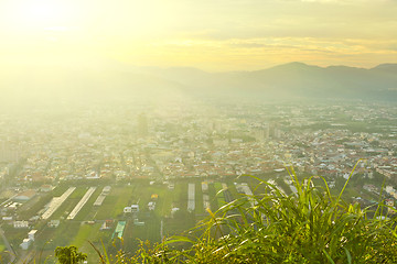 Image showing Dramatic sunset