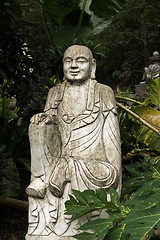 Image showing Ruined statue Ksitigarbha Bodhisattva 