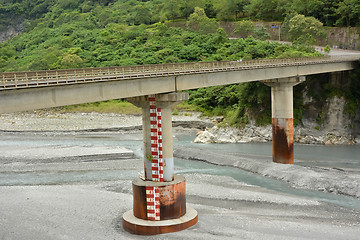 Image showing Bridge in Taroko National Park