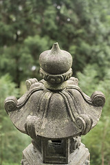 Image showing Traditional asian stone lantern