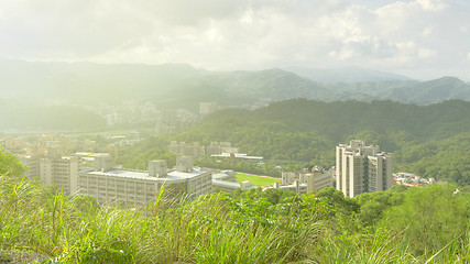 Image showing Taipei city skyline