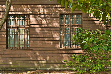 Image showing Wooden house exterior