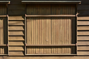 Image showing Traditional wooden house