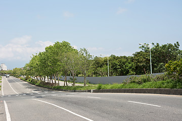 Image showing Empty road in Taiwan