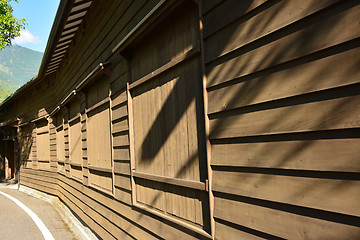 Image showing Traditional wooden house