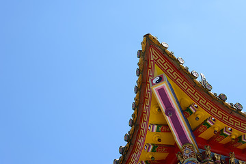 Image showing Chinese temple roof