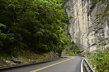 Image showing Road in Taroko National Park
