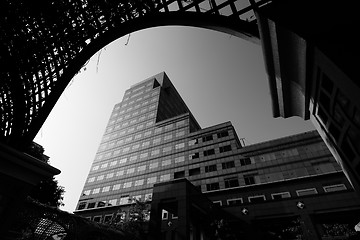 Image showing black and white cityscape