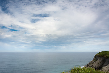 Image showing Seascape from the mountain