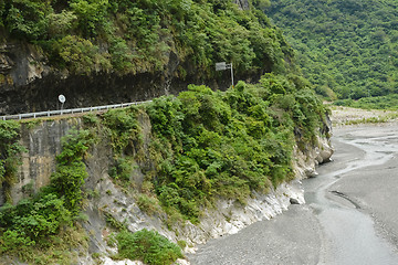 Image showing Road in Taroko National Park