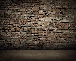 Image showing grunge background room