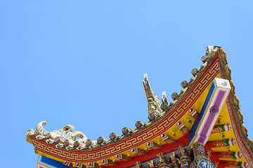 Image showing Chinese temple roof