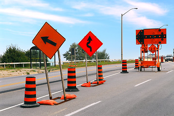 Image showing Road construction