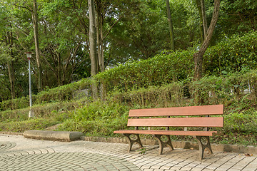 Image showing Bench in the park