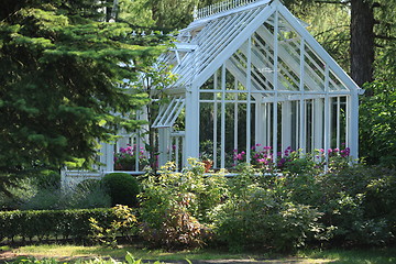 Image showing Garden greenhouse