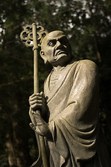 Image showing Arhat Kanakbharadvaja statue