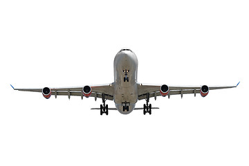 Image showing Airplane on white background