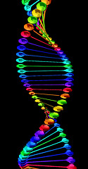 Image showing DNA structure model