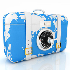 Image showing suitcase-safe for travel 