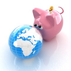 Image showing global saving 