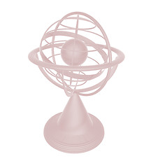 Image showing Terrestrial globe model 