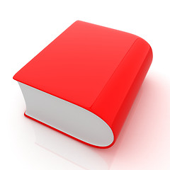 Image showing Glossy Book Icon isolated on a white background 