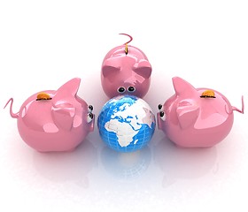 Image showing global saving 